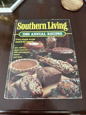Vintage Cookbook Southern Living All 1980 Annual Recipes